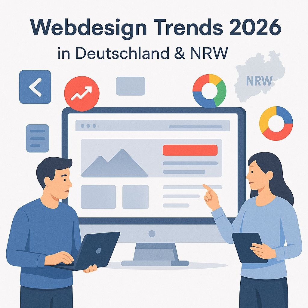 Mehr über den Artikel erfahren Webdesign Trends 2026 in Deutschland & NRW