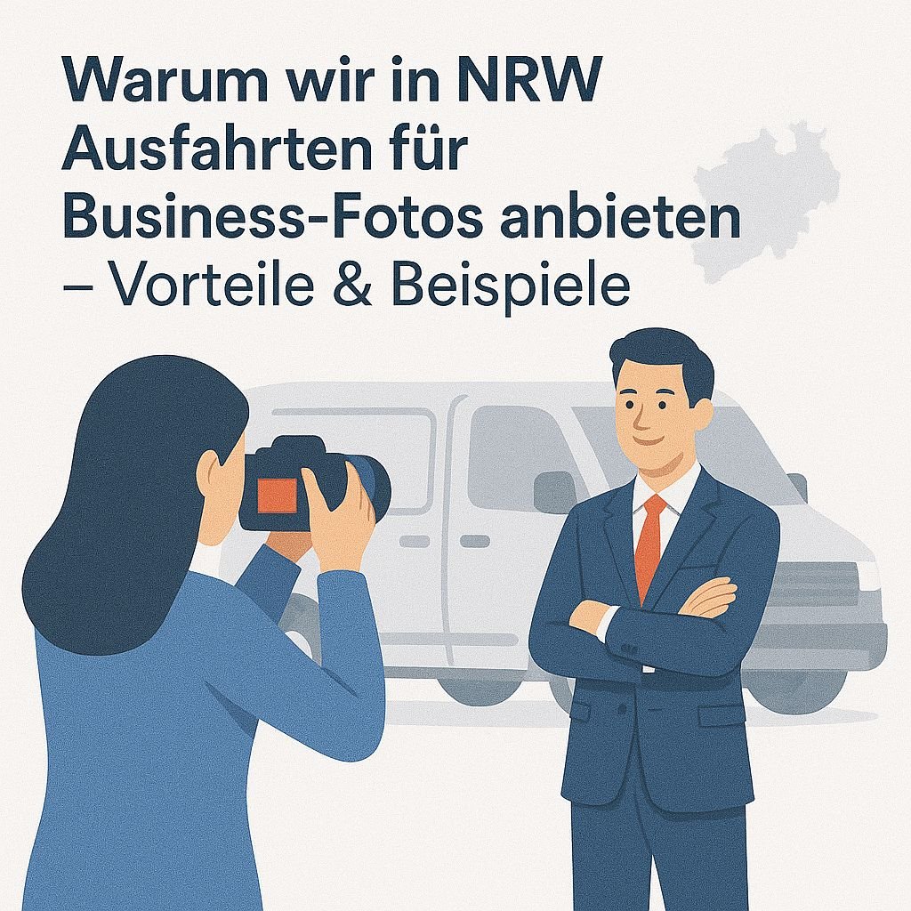 Mehr über den Artikel erfahren Warum wir in NRW Ausfahrten für Business-Fotos anbieten – Vorteile & Beispiele