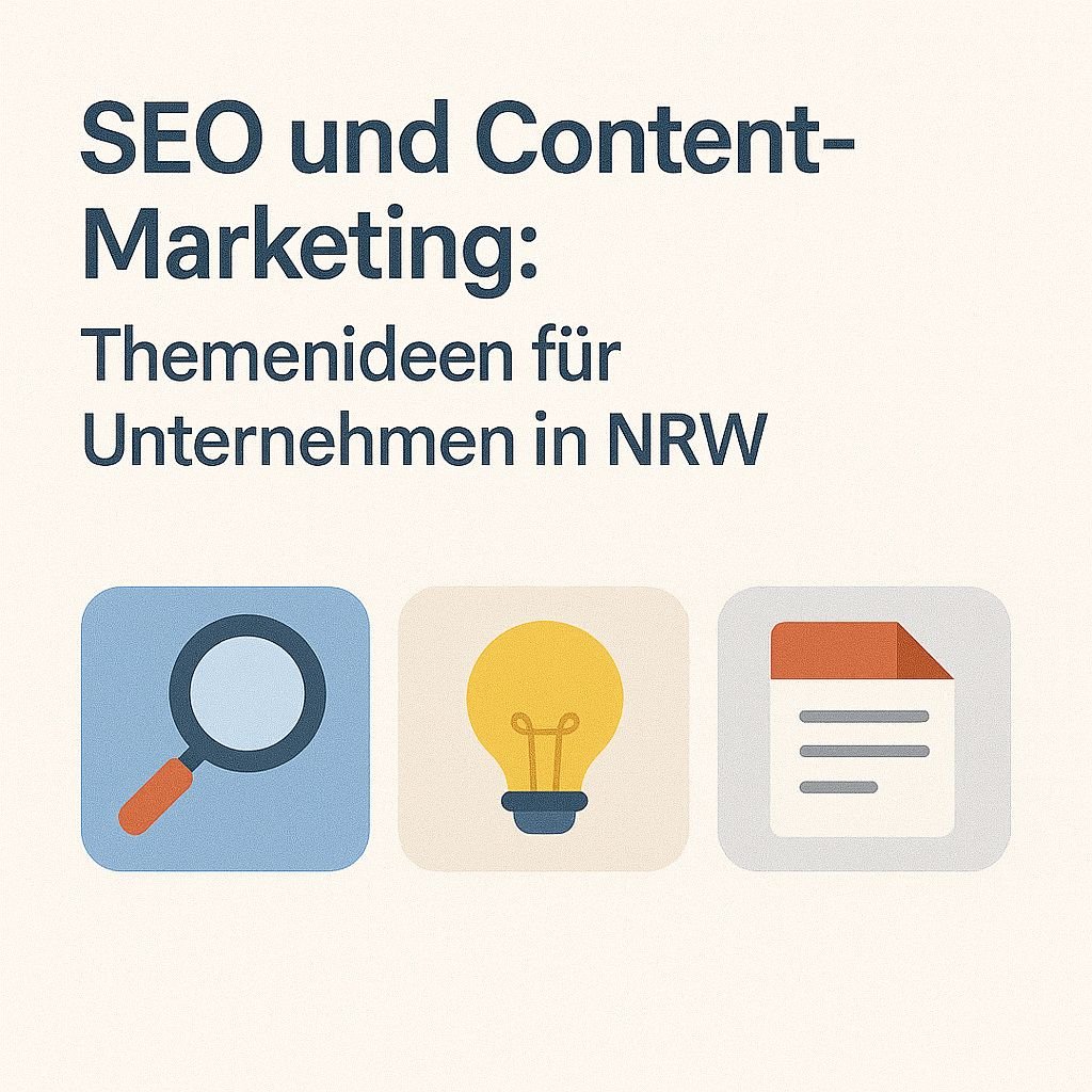 Mehr über den Artikel erfahren SEO und Content-Marketing: Themenideen für Unternehmen in NRW