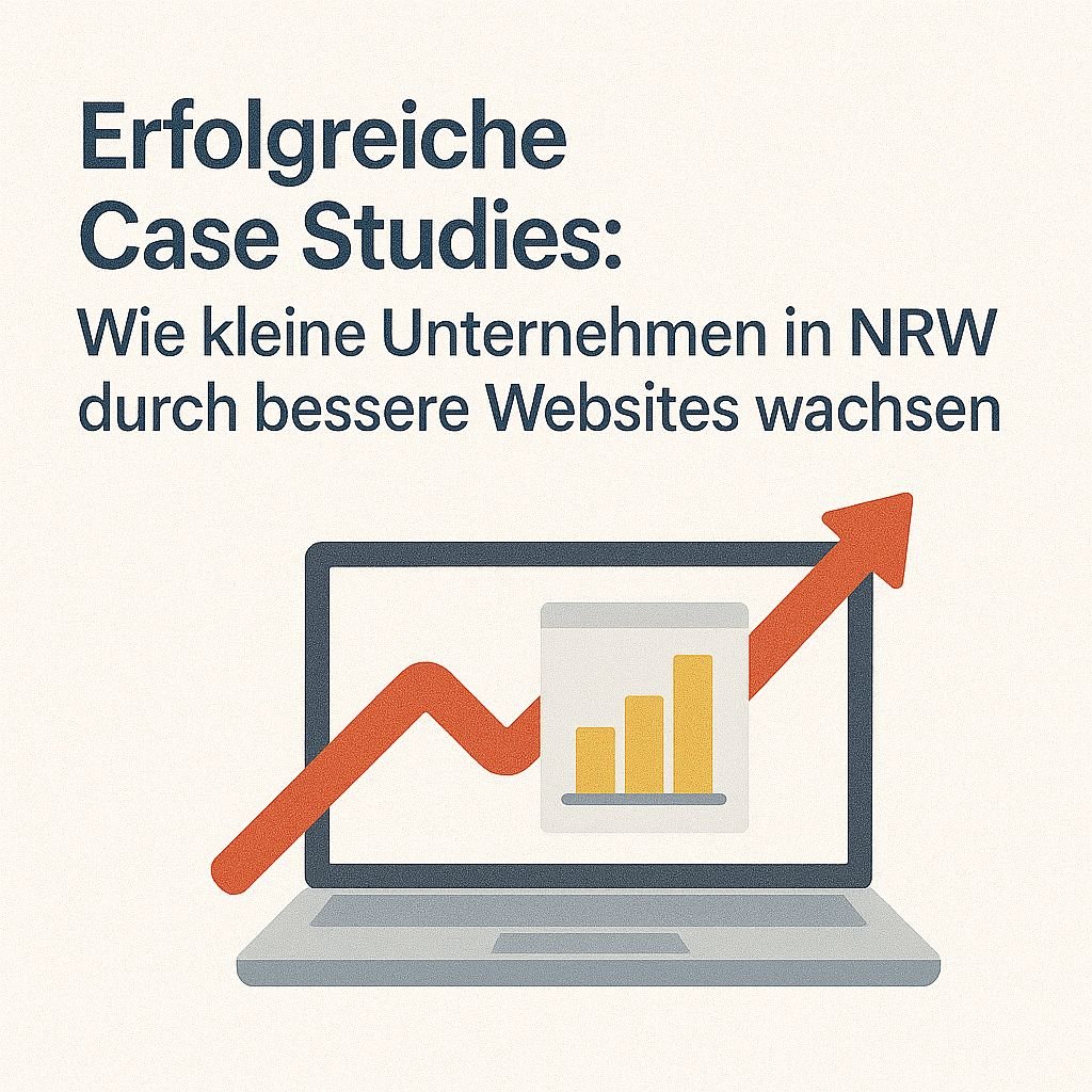 Mehr über den Artikel erfahren Erfolgreiche Case Studies: Wie kleine Unternehmen in NRW durch bessere Websites wachsen